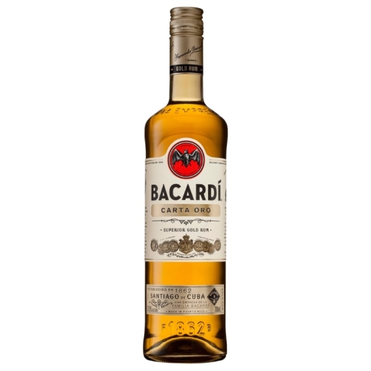 Rượu Rum Bacardi Carta Oro Superior Gold 700mL