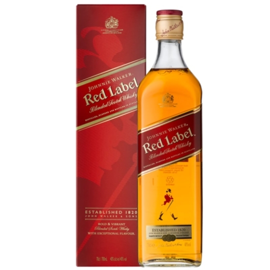 Johnnie Walker Red Label Blended Scotch Whisky 750mL 